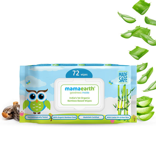 Mamaearth Organic Bamboo Based Baby Wipes - Buy from Indicrest