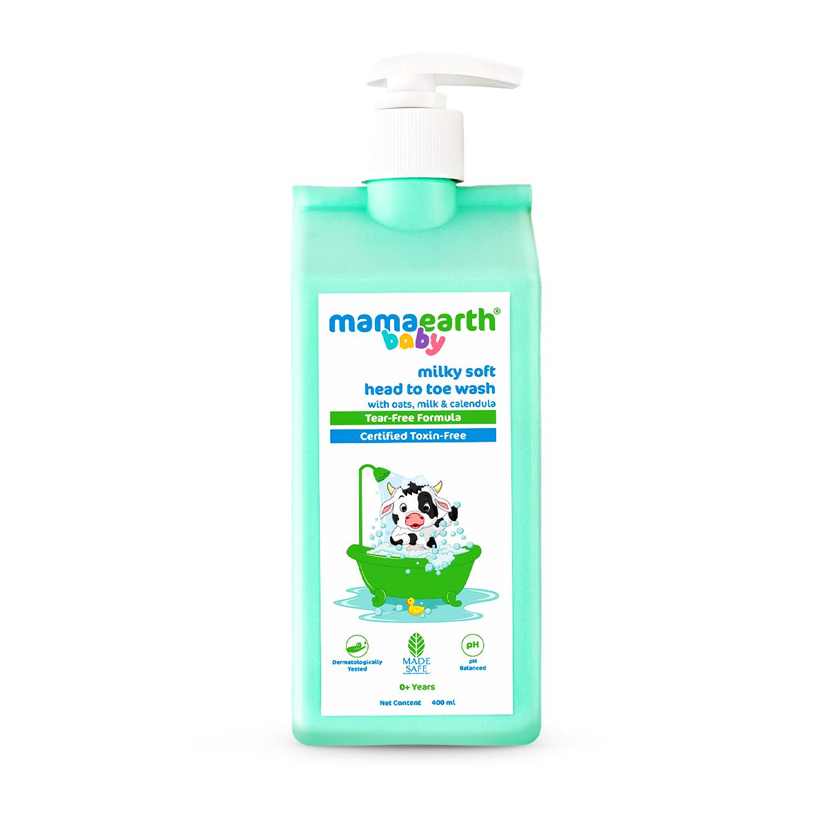 Mamaearth Milky Soft Head to Toe Wash With Oats, Milk, and Calendula for Babies, 400ml - Image 11 - Buy from Indicrest