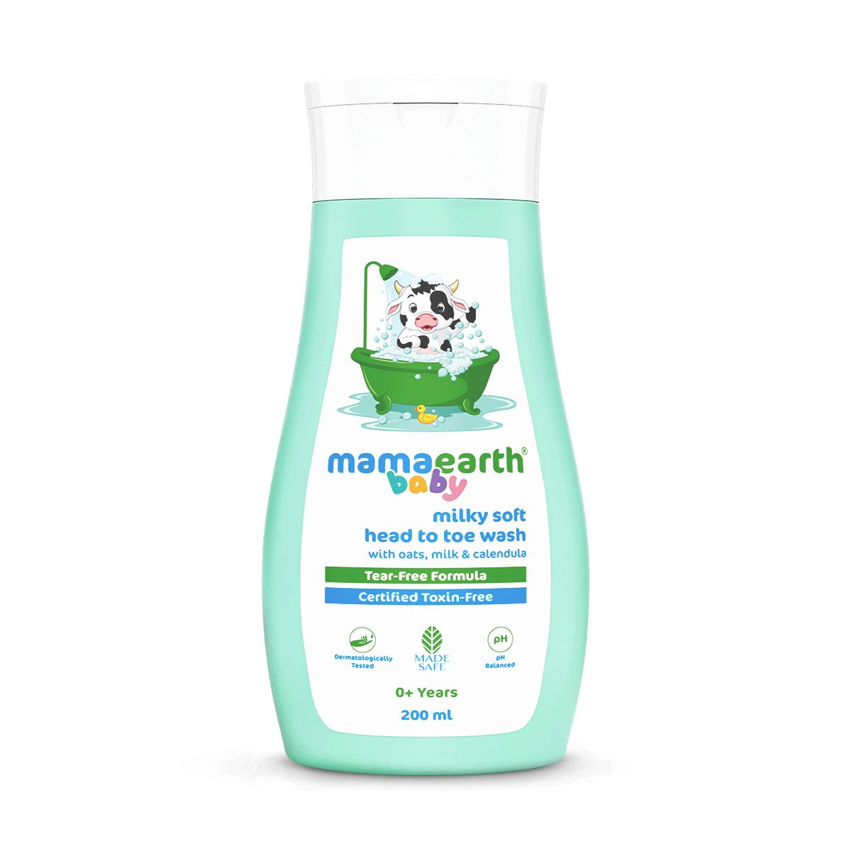 Mamaearth Milky Soft Head to Toe Wash With Oats, Milk, and Calendula for Babies, 200ml - Image 8 - Buy from Indicrest