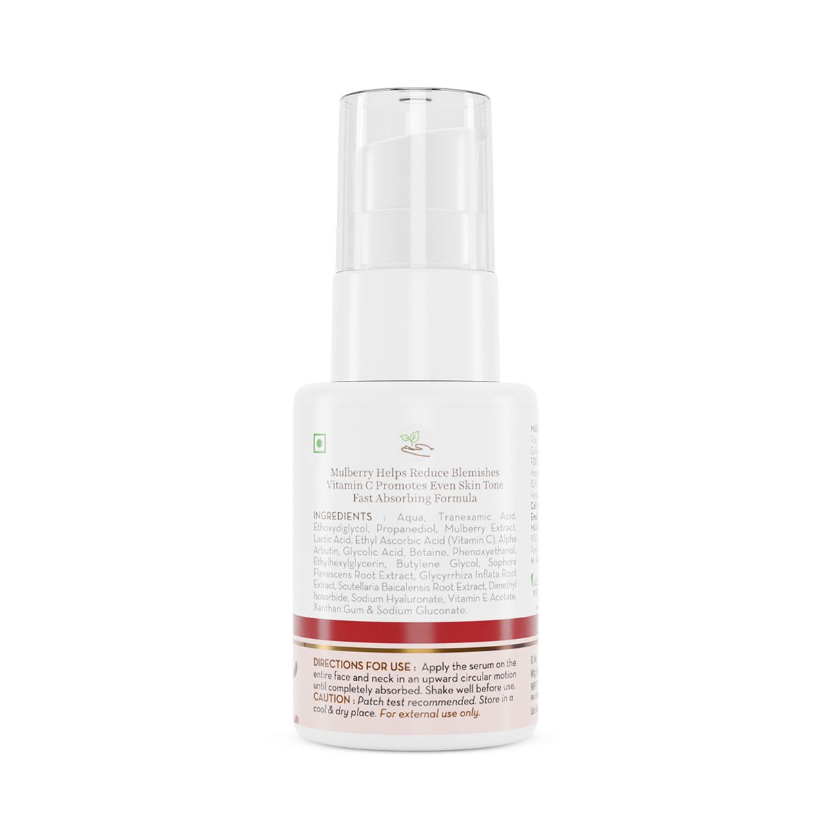 Mamaearth Bye Bye Blemishes X Face Serum with Mulberry and Vitamin C for Even Skin Tone, 30ml - Image 7 - Buy from Indicrest