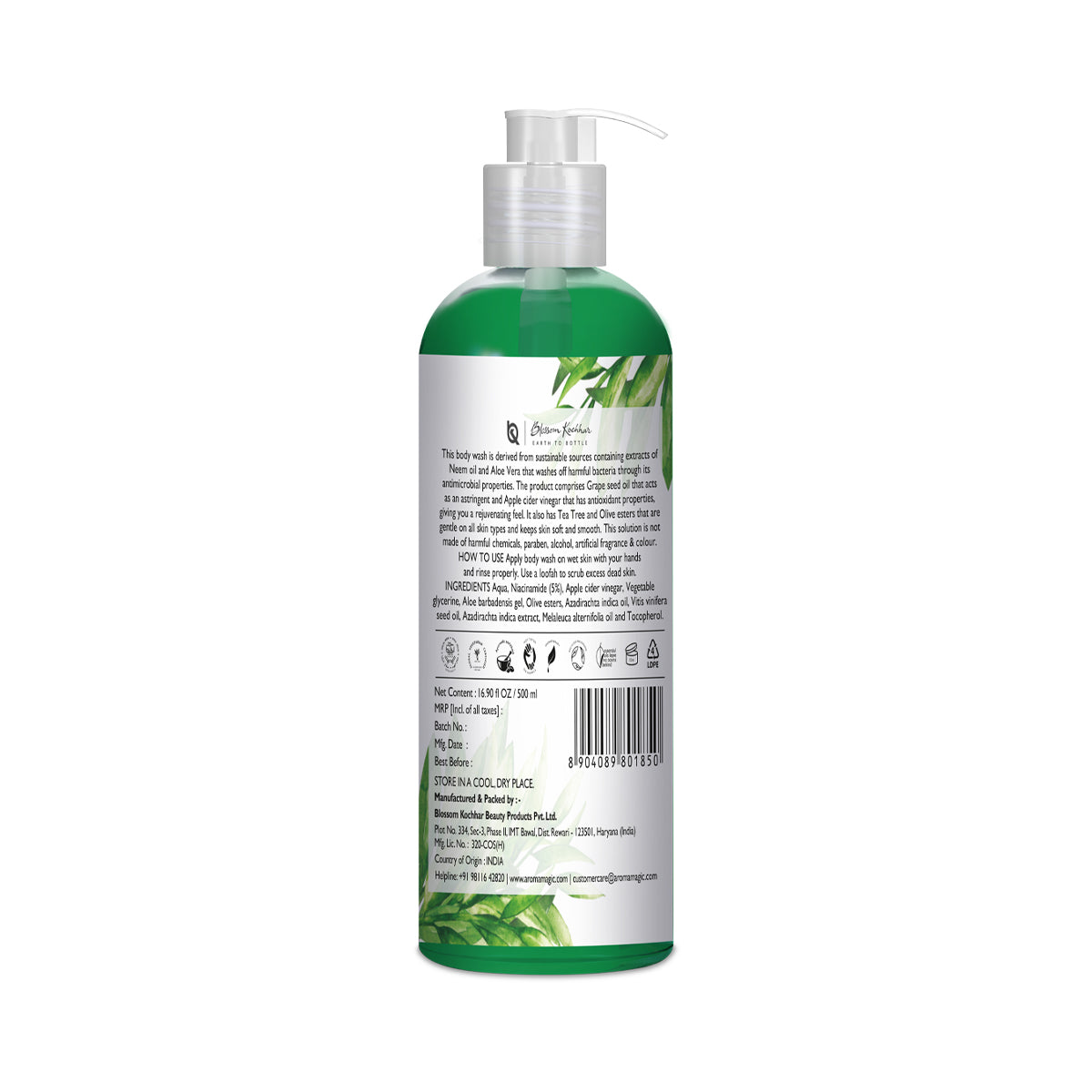 Aroma Magic Neem & Tea Tree Body Wash Powered by Niacinamide, 250ml - Image 6 - Buy from Indicrest