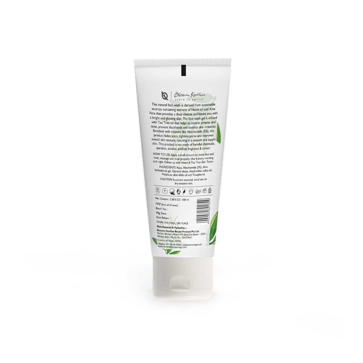 Aroma Magic Neem and Tea Tree Niacinamide Face Wash For Oily & Acne Prone Skin, 50ml - Image 8 - Buy from Indicrest