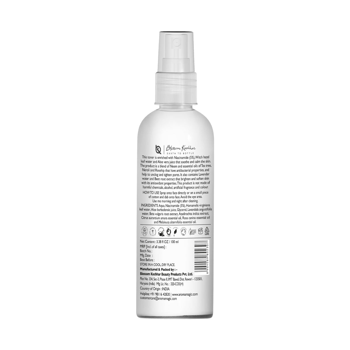 Aroma Magic Neem & Tea Tree Toner - Niacinamide, 100ml - Image 7 - Buy from Indicrest