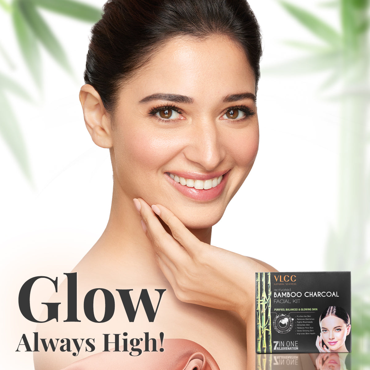 VLCC Activated Bamboo Charcoal Facial Kit Balanced and Glowing Skin - 60 g - Image 3 - Buy from Indicrest