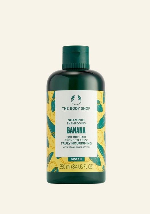 The Body Shop Banana Truly Nourishing Shampoo, 250ml x 2 Buy at Indicrest