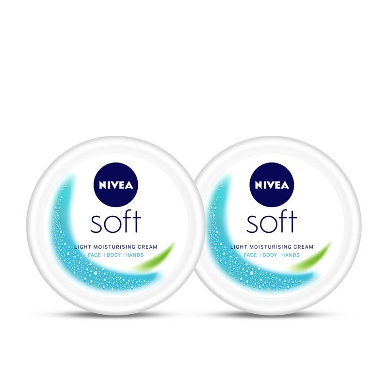 Nivea Soft Light Cream (Pack of 2), 2 pieces Buy at Indicrest Image 8