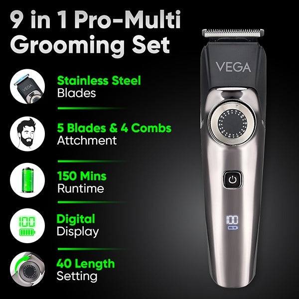 Vega 9 in 1 Pro - Multi - Grooming Set - VHTH-32