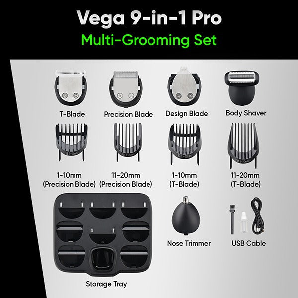Vega 9 in 1 Pro - Multi - Grooming Set - VHTH-32