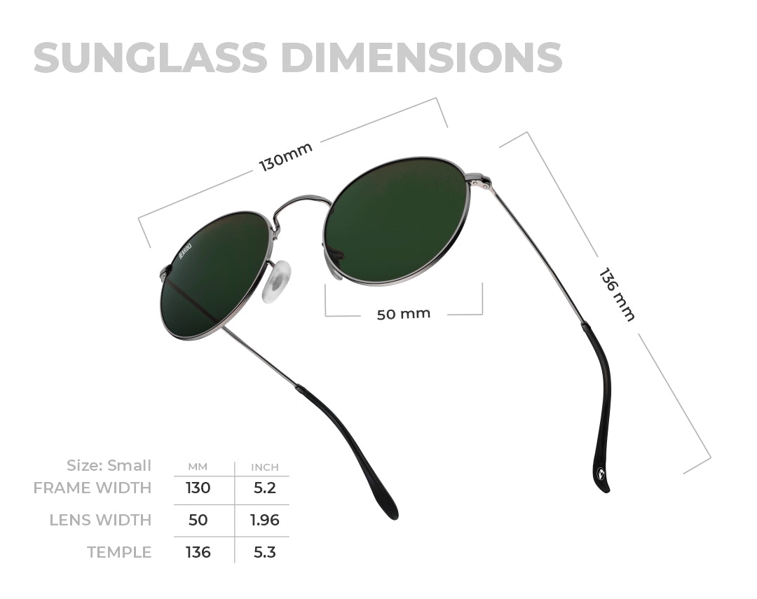 Beardo Mobster Sunglasses-Gun Metal UV-Pro - Image 7 - Buy from Indicrest