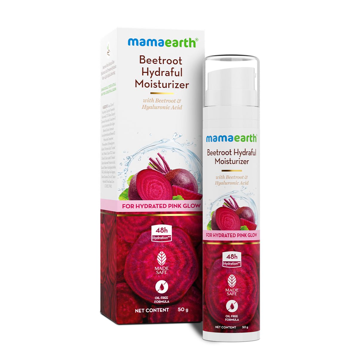 Mamaearth Beetroot Hydraful Moisturizer With Beetroot & Hyaluronic Acid, 50g - Image 5 - Buy from Indicrest