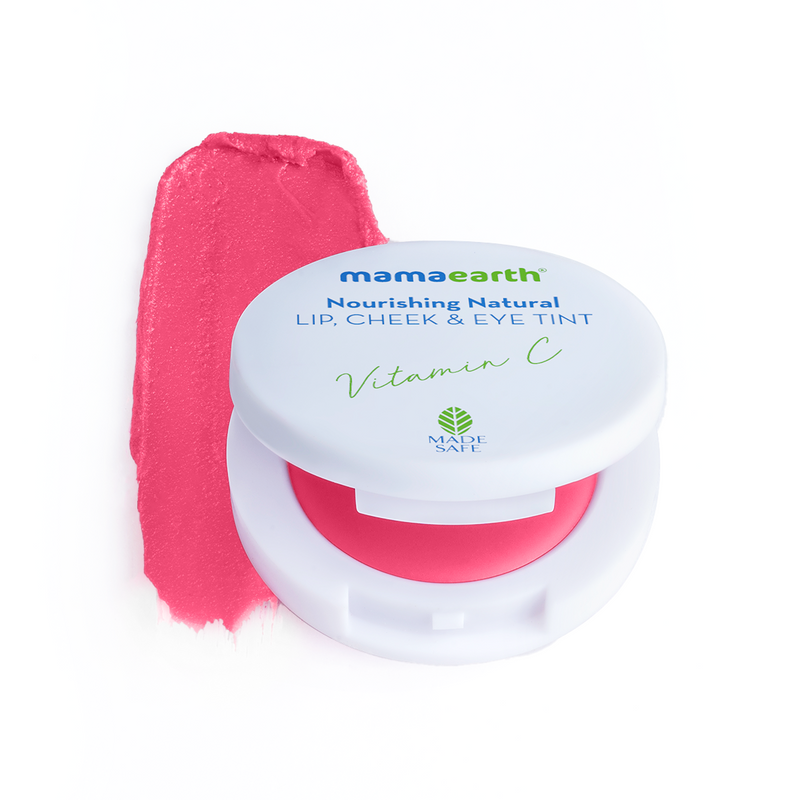 Mamaearth Nourishing Natural Lip Cheek & Eye Tint with Vitamin C & Beetroot, Beet Red, 4g - Buy from Indicrest