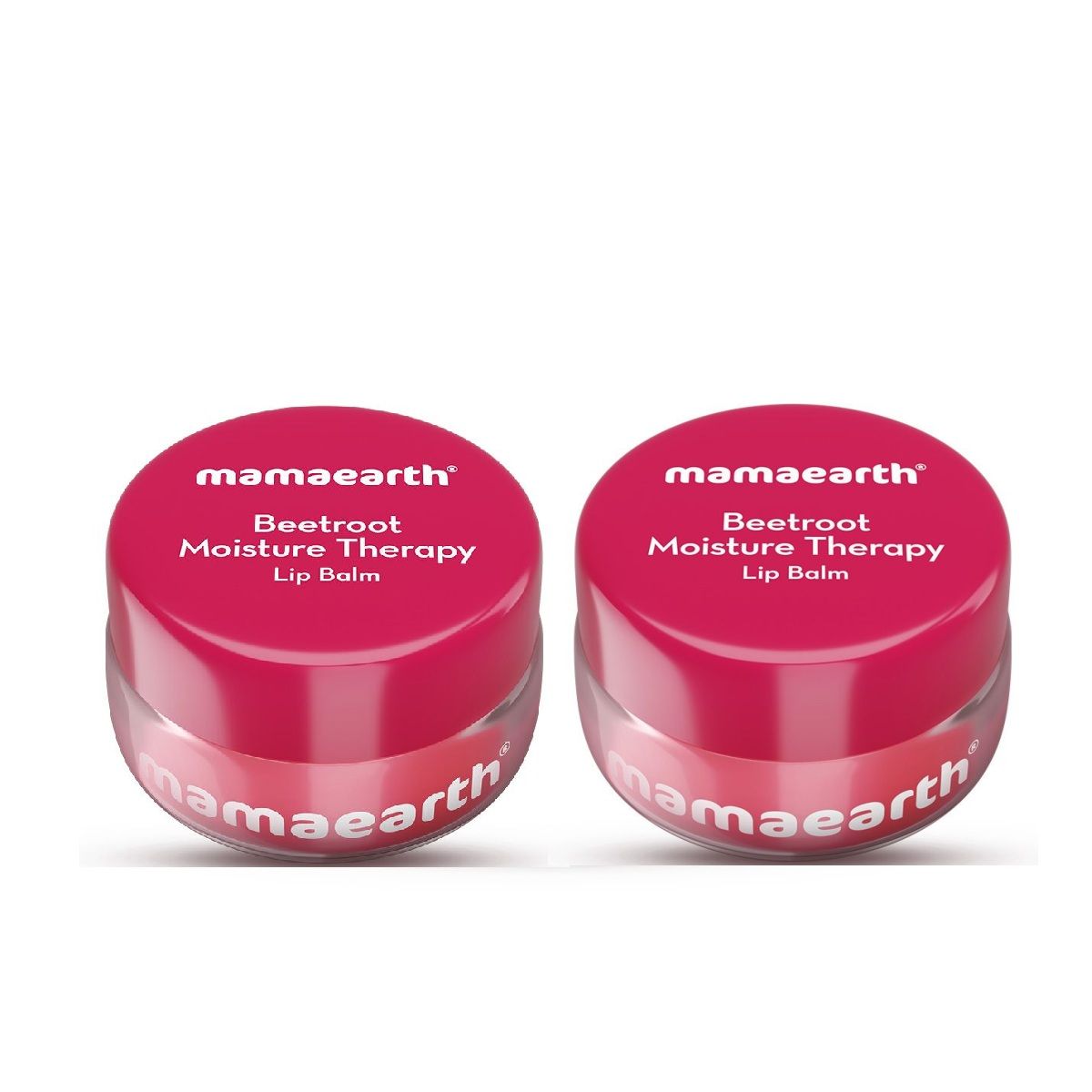 Mamaearth Beetroot Moisture Therapy Lip Balm with Beetroot & Hyaluronic Acid for Dry & Chapped Lips, 15g (Pack of 2) - Buy from Indicrest