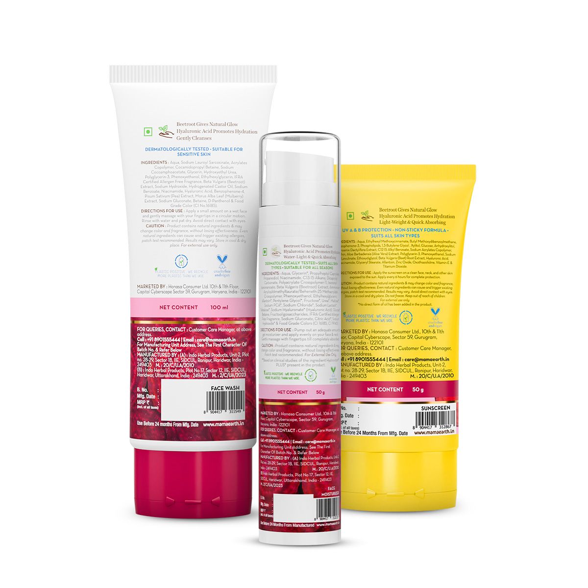 Mamaearth Beetroot Everyday Pink Glow Kit - Image 2 - Buy from Indicrest
