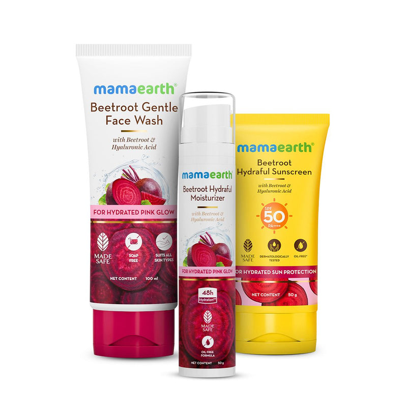 Mamaearth Beetroot Everyday Pink Glow Kit - Buy from Indicrest