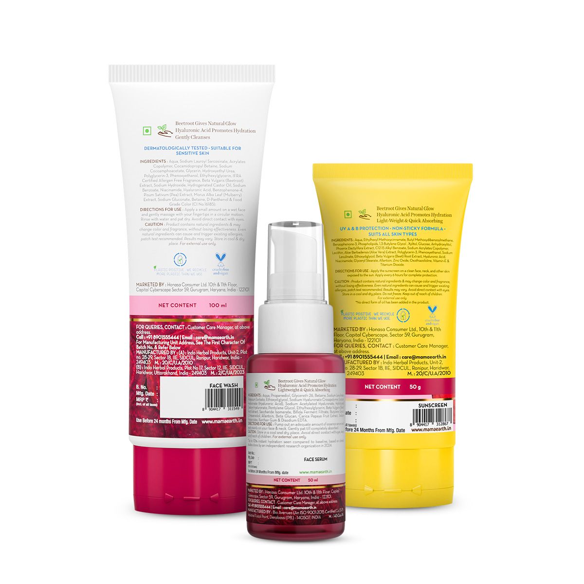 Mamaearth Beetroot Everyday Glow & Protect Kit - Image 2 - Buy from Indicrest