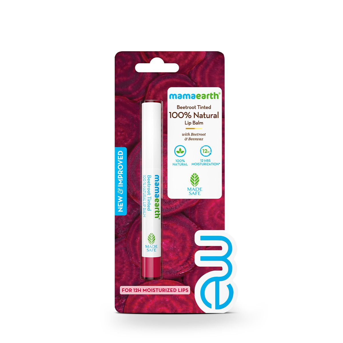 Mamaearth Beetroot Tinted 100% Natural Lip Balm with Beetroot & Beeswax for 12h Moisturized Lips -2 g - Image 10 - Buy from Indicrest