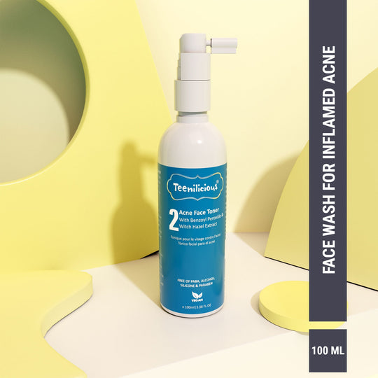 Fixderma Teenilicious Acne Face Toner With Benzoyl Peroxide | For Inflamed Acne Prone Skin, 100ml - Buy from Indicrest