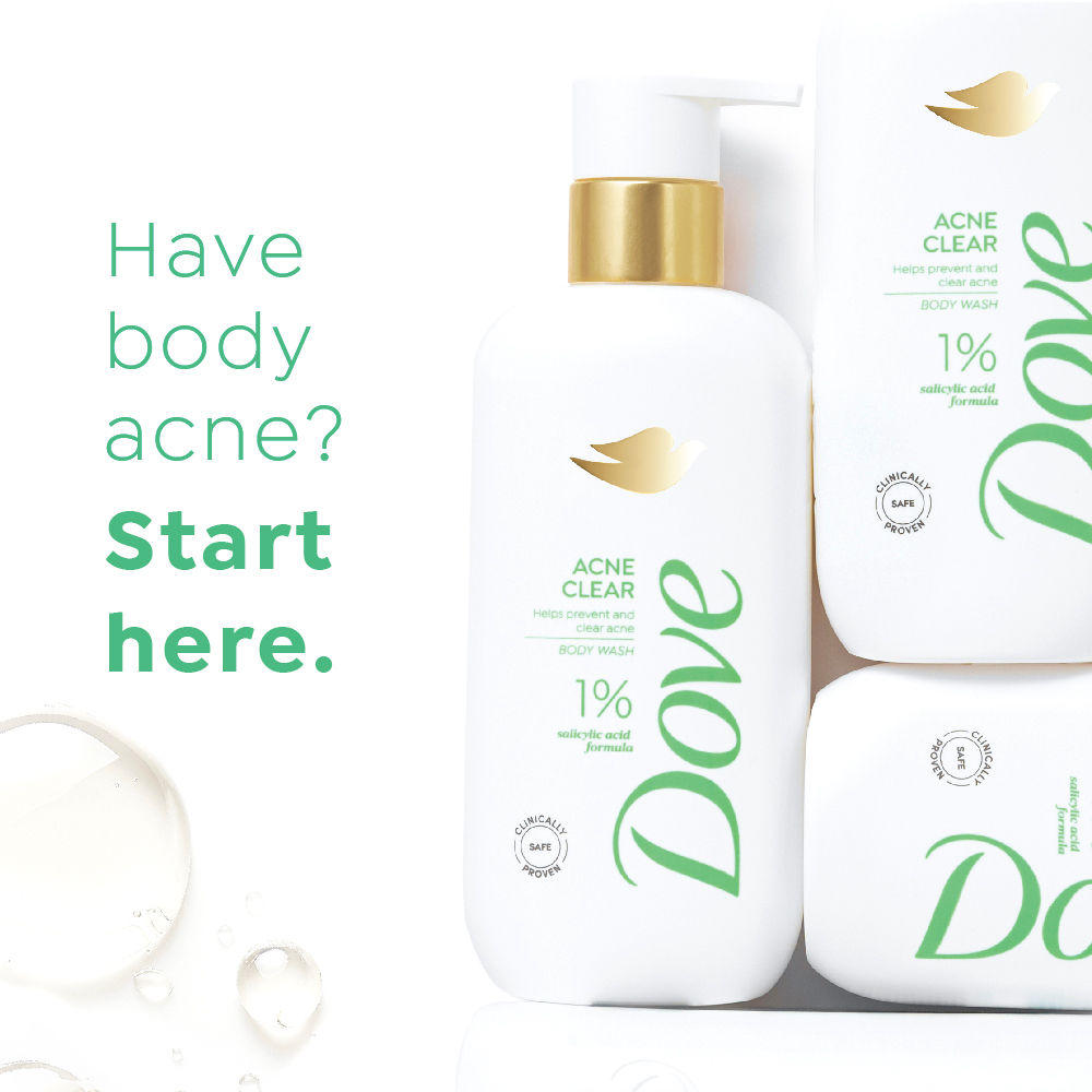 Dove Acne Clear + Exfoliate Away Serum Body Wash Combo Buy at Indicrest Image 4