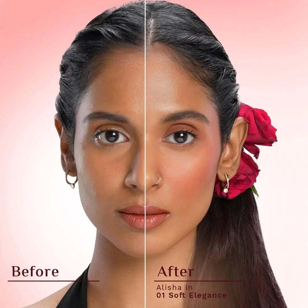 Pilgrim Rose Touch 3-in-1 Face Palette, Soft Elegance - 01 - Image 9 - Buy from Indicrest