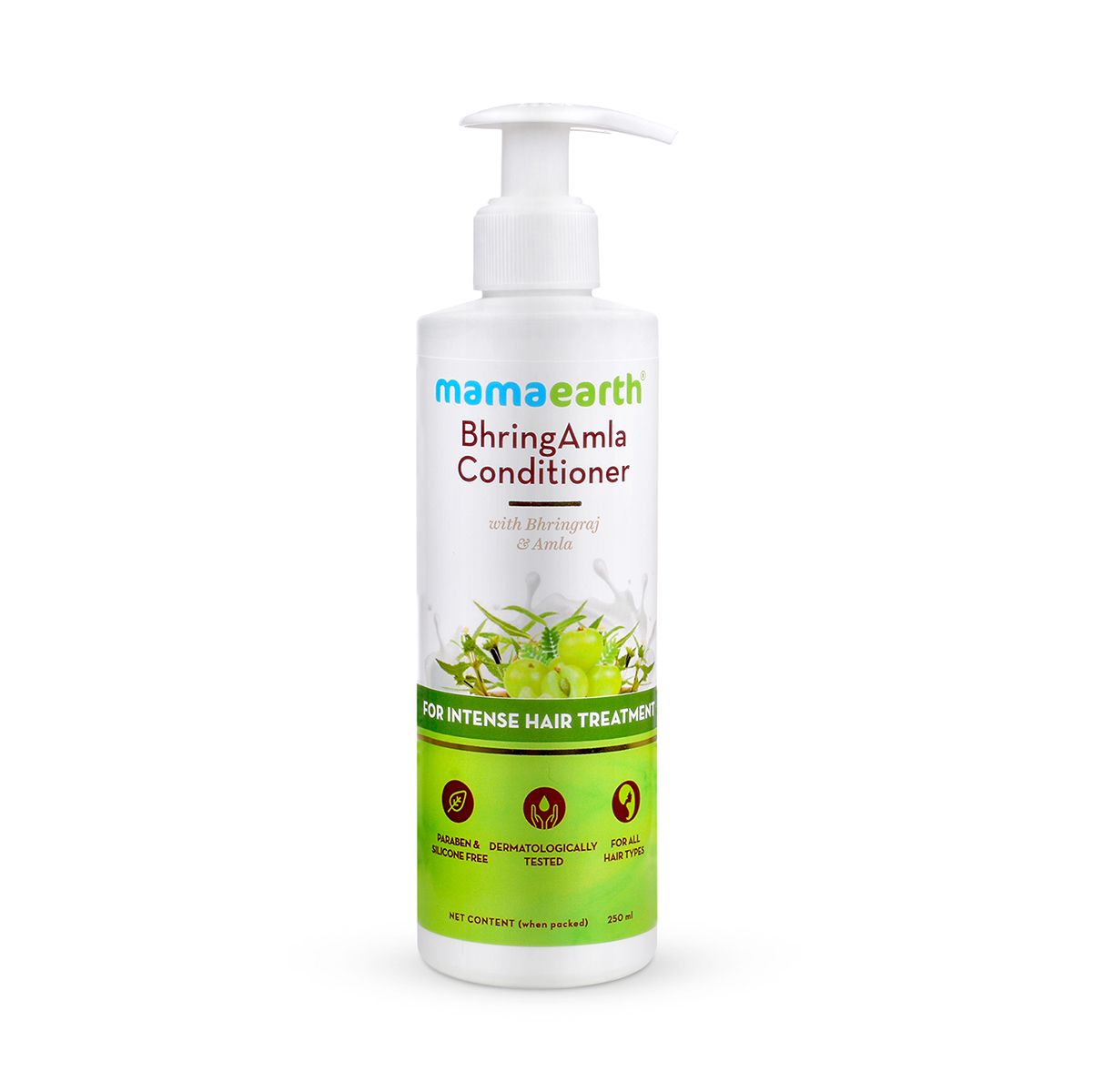 Mamaearth BhringAmla Conditioner with Bhringraj and Amla for Intense Hair Treatment, 250ml - Image 2 - Buy from Indicrest