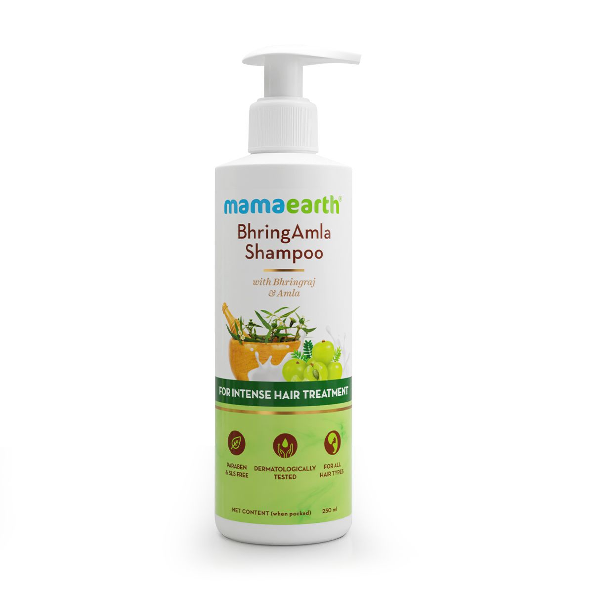 Mamaearth BhringAmla Shampoo with Bhringraj and Amla for Intense Hair Treatment, 250ml - Image 8 - Buy from Indicrest