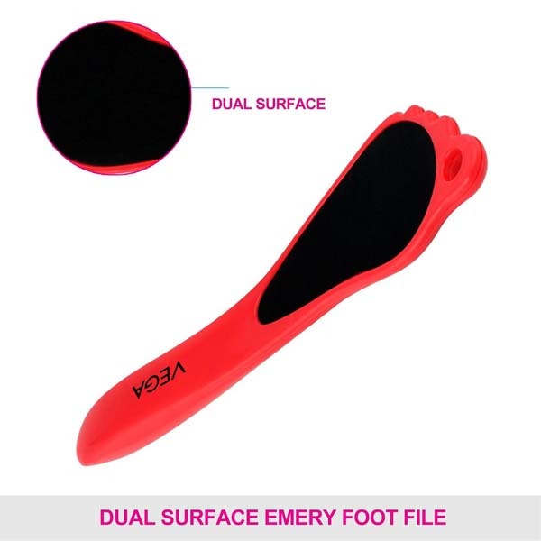 Vega Black Emery Foot File - PD-18