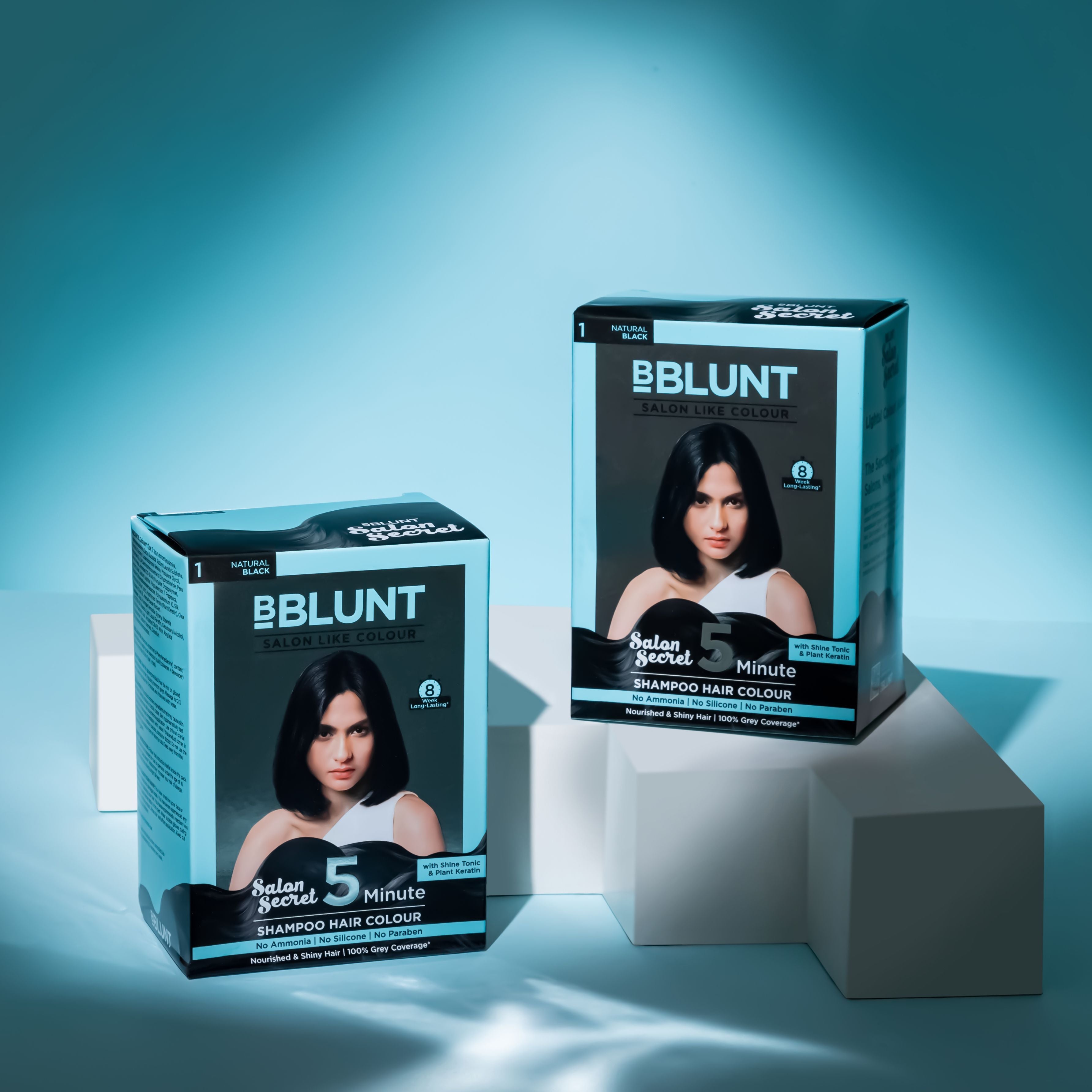 Bblunt 5 Min Shampoo Choco Dark Brown Duo, Chocolate Dark Brown Pack of 2 - Image 9 - Buy from Indicrest