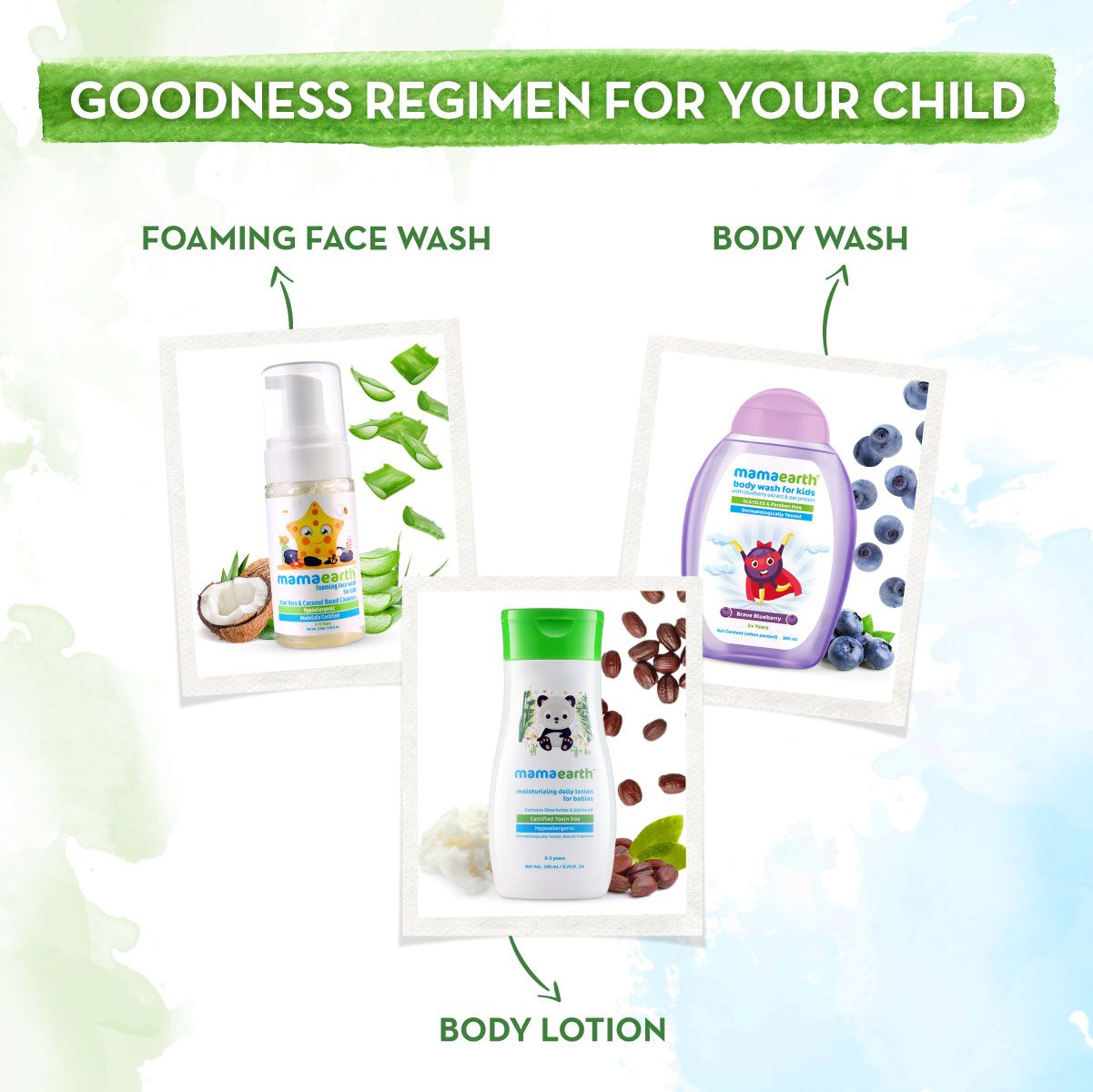 Mamaearth Brave Blueberry Body Wash For Kids with Blueberry and Oat Protein, 300ml - Image 5 - Buy from Indicrest