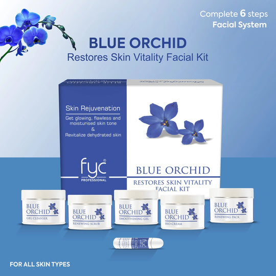 fyc-professional-blue-orchid-for-fresh-bright-complexion-facial-kit-260g - Buy from Indicrest