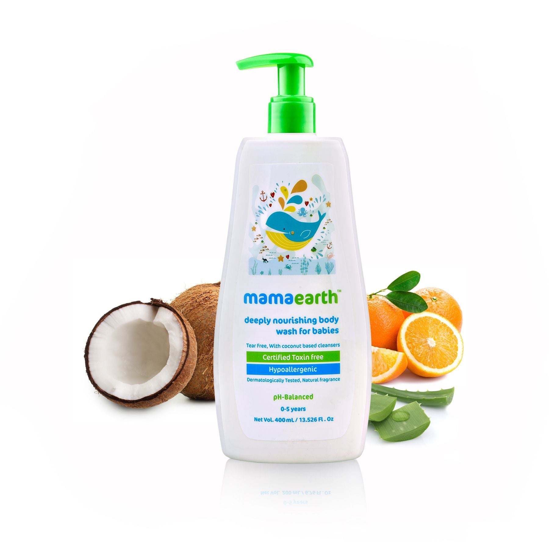 Mamaearth Deeply Nourishing Body Wash for babies, 400ml - Buy from Indicrest
