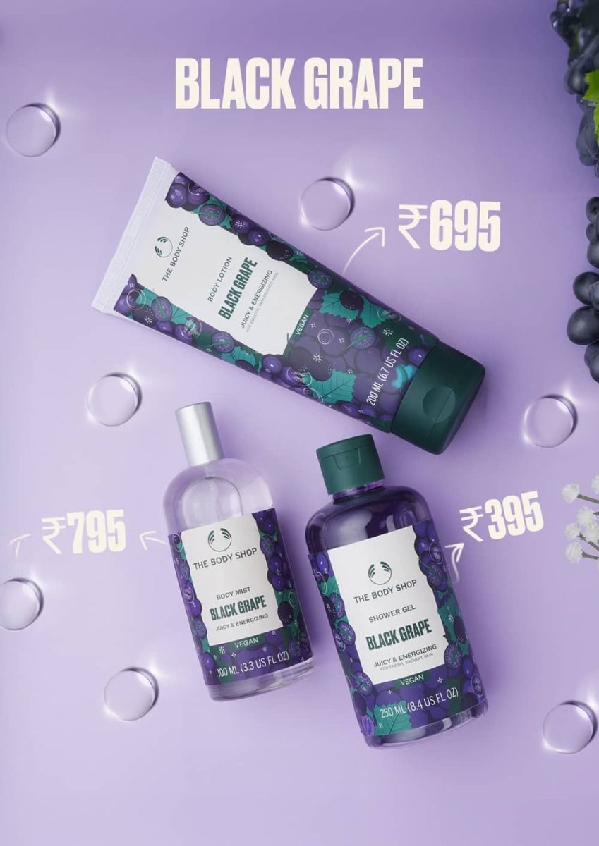 The Body Shop Black Grape Body Lotion, 200ml