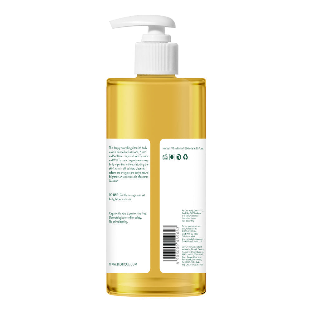 Biotique Almond Oil Ultra Rich Body Wash, 500ml - Image 2 - Buy from Indicrest