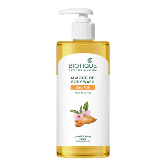 Biotique Almond Oil Ultra Rich Body Wash, 500ml - Buy from Indicrest