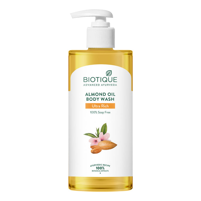Biotique Almond Oil Ultra Rich Body Wash, 500ml - Buy from Indicrest