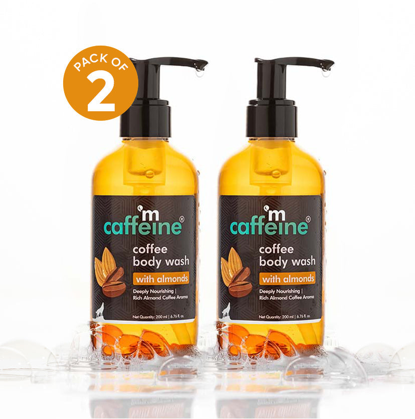 Mcaffeine Coffee Body Wash with Almonds, 2 X 200ml - Buy from Indicrest