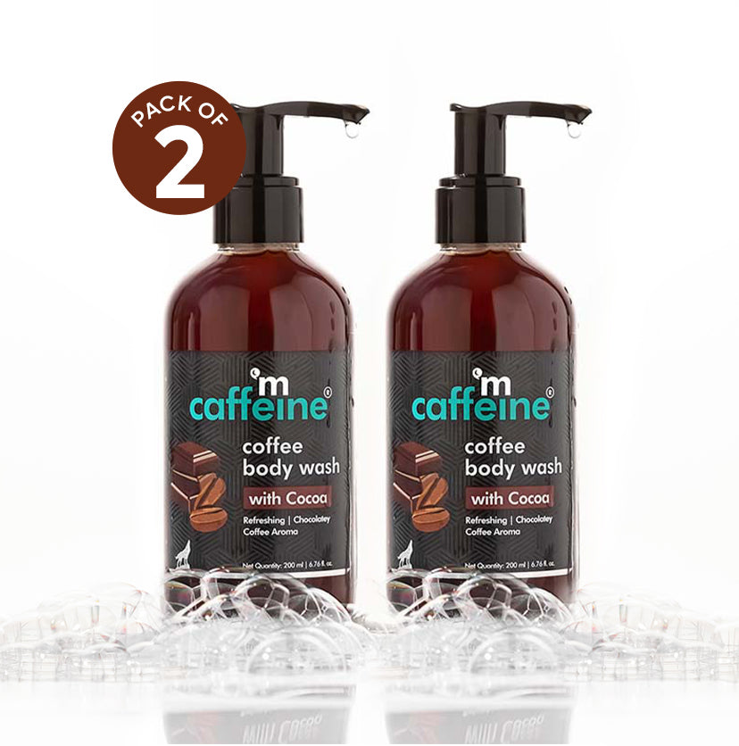 Mcaffeine Coffee Body Wash with Cocoa, 2 X 200ml - Buy from Indicrest
