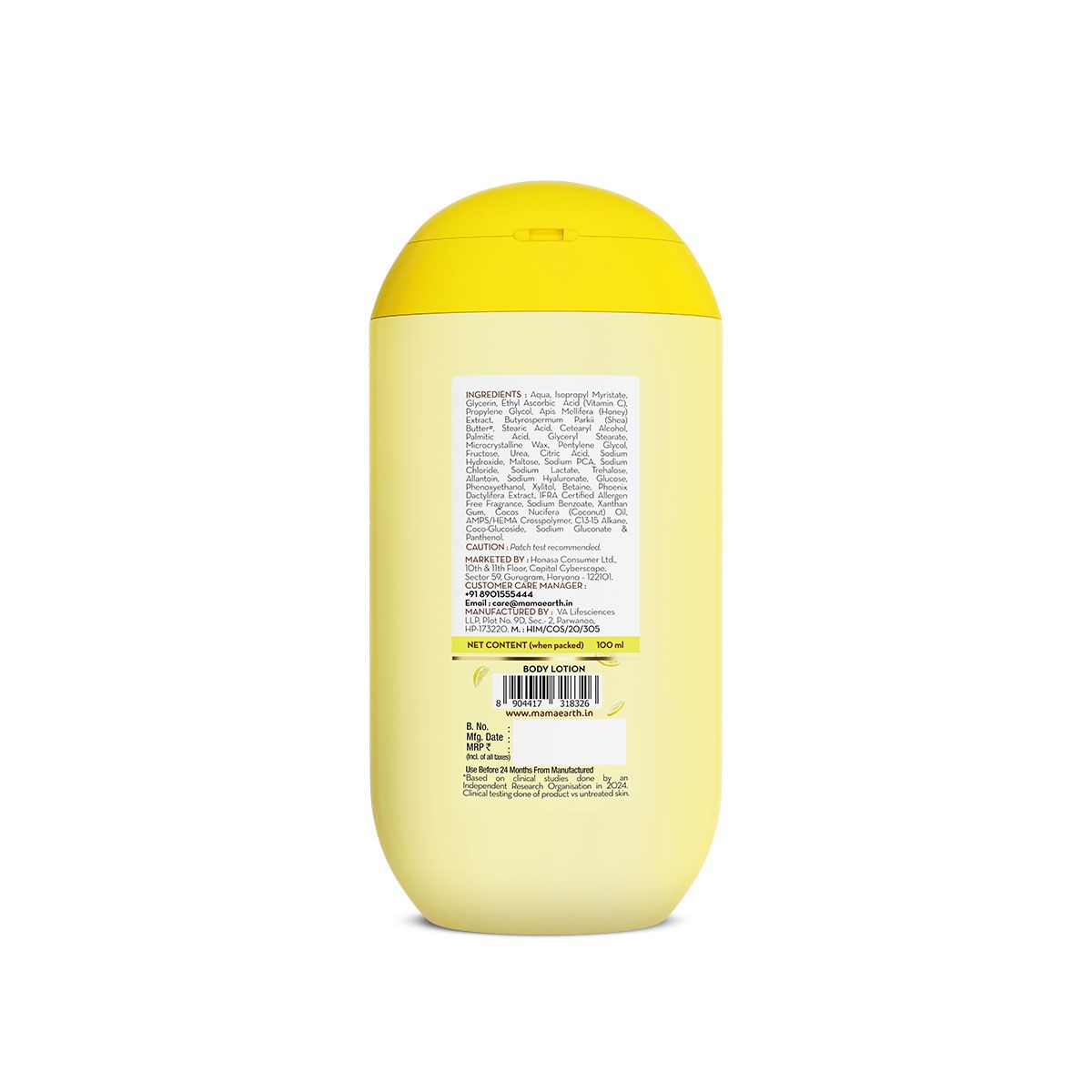 Mamaearth Vitamin C Daily Glow Body Lotion For Skin Brightening, 100ml - Image 8 - Buy from Indicrest