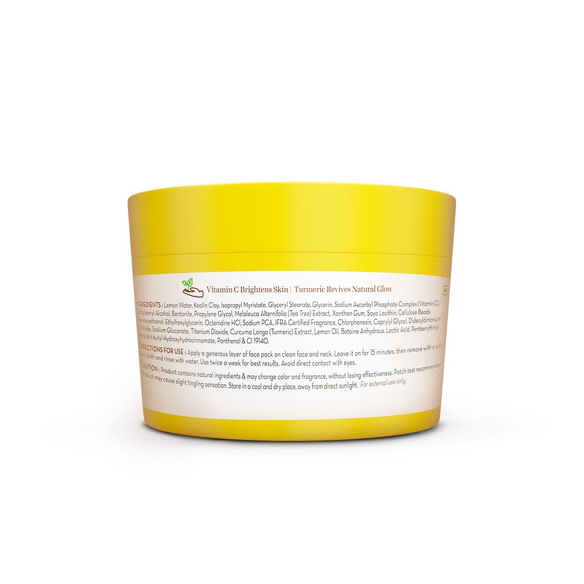 Mamaearth Vitamin C Daily Glow Face Pack with Vitamin C & Turmeric for Illuminating Skin, 200g - Image 9 - Buy from Indicrest