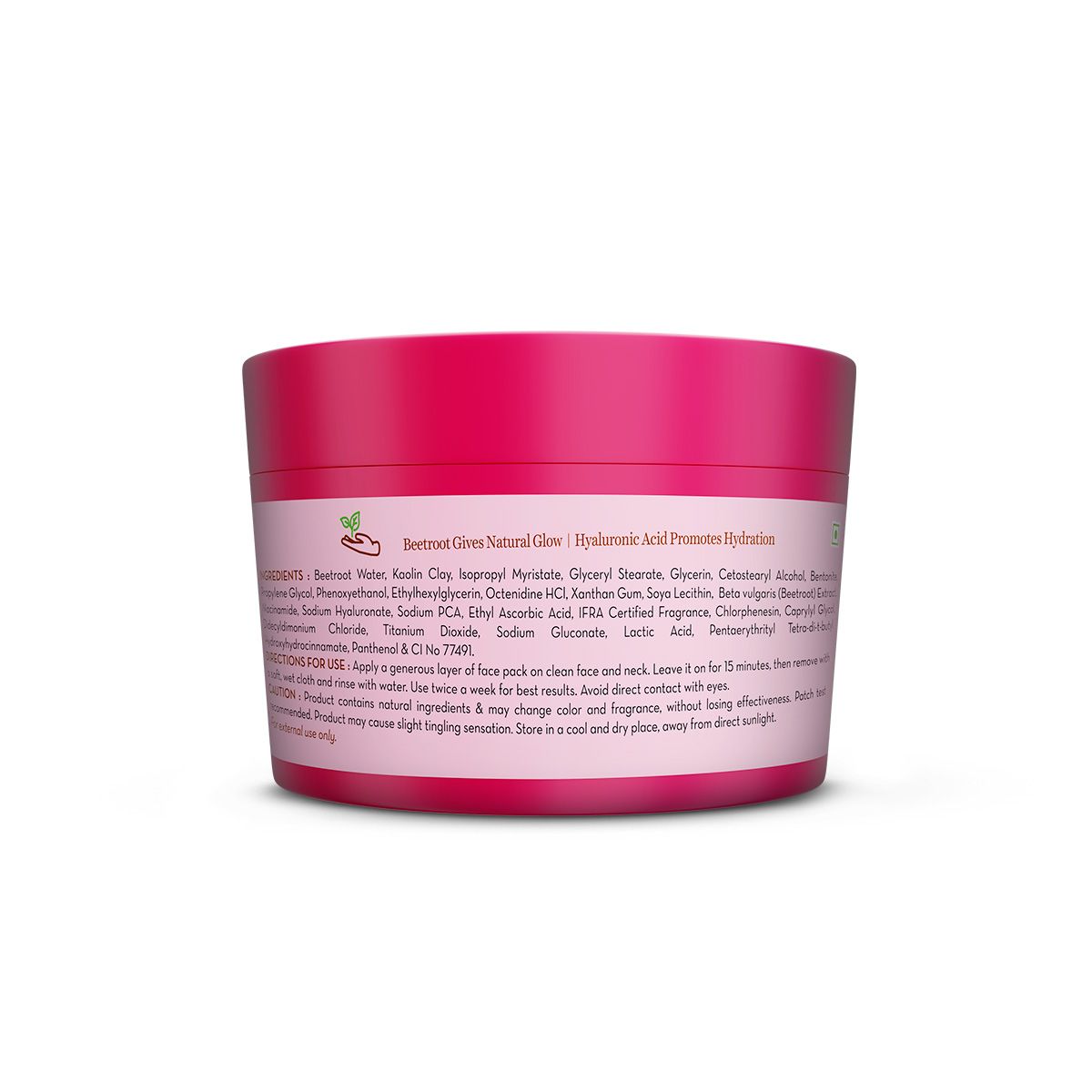 Mamaearth Beetroot Hydraful Face Pack with Beetroot & Hyaluronic Acid for All Skin Types, 200g - Image 8 - Buy from Indicrest