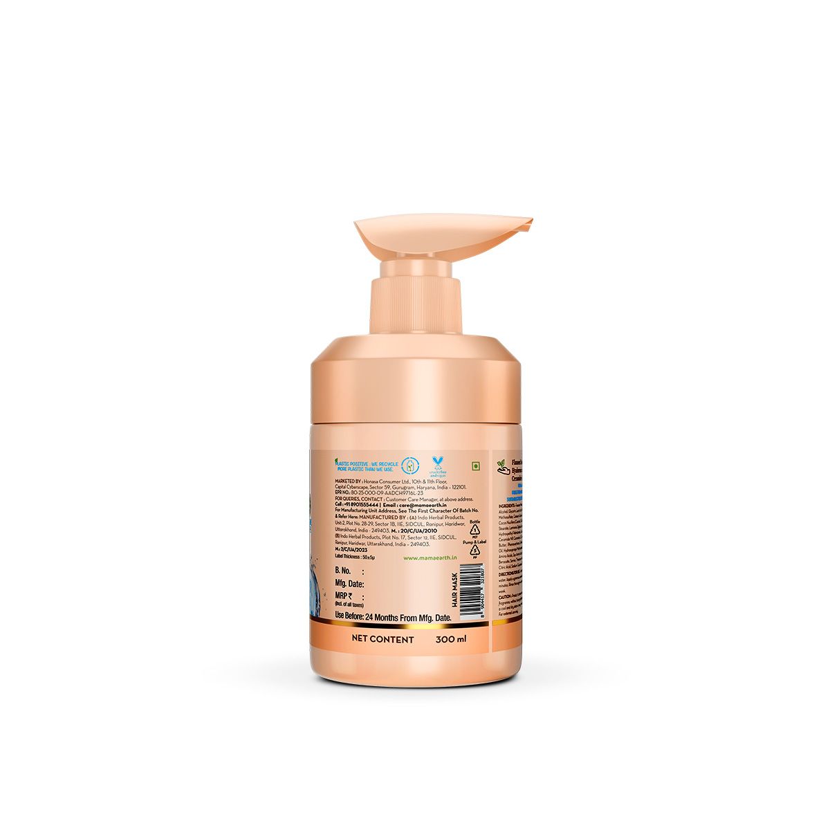 Mamaearth Flaxseed Damage Repair Hair Mask with 5% Flaxseed, 1% Hyaluronic Acid, Ceramides for Softness & Shine, 300ml - Image 9 - Buy from Indicrest