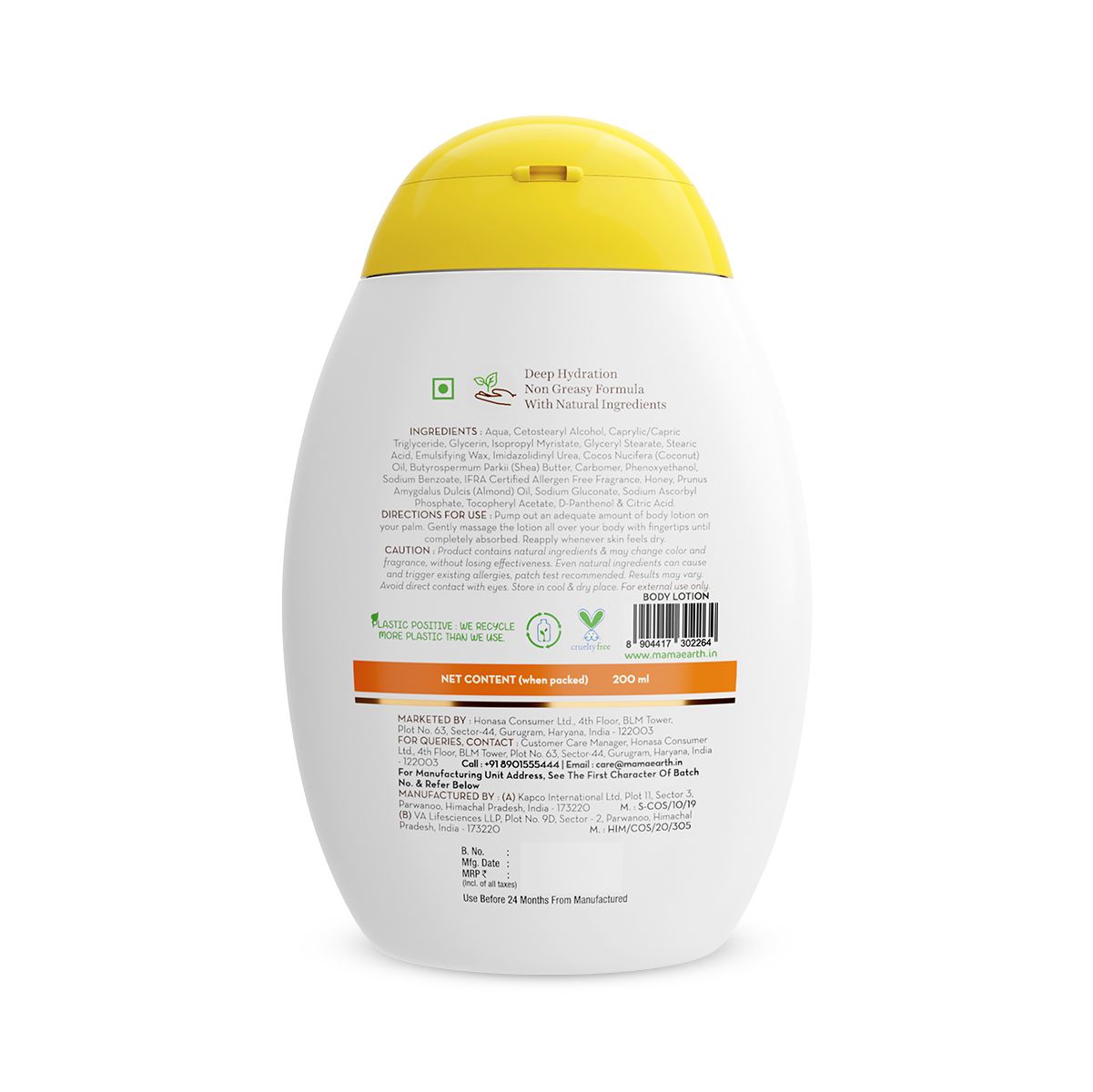 Mamaearth Vitamin C Body Lotion with Vitamin C & Honey for Radiant Skin, 200ml - Image 9 - Buy from Indicrest