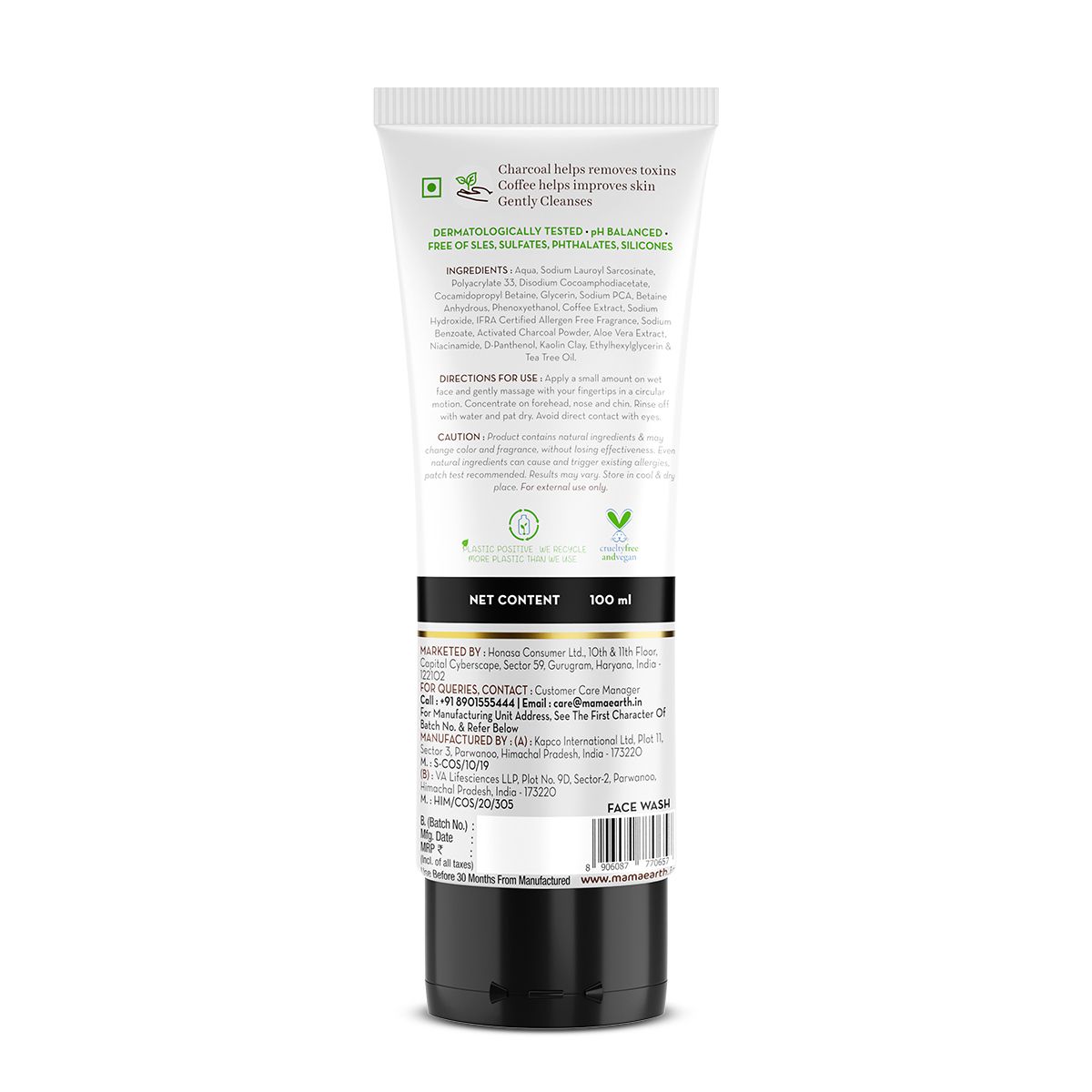 Mamaearth Charcoal Face Wash for Oil Control, 100ml - Image 8 - Buy from Indicrest