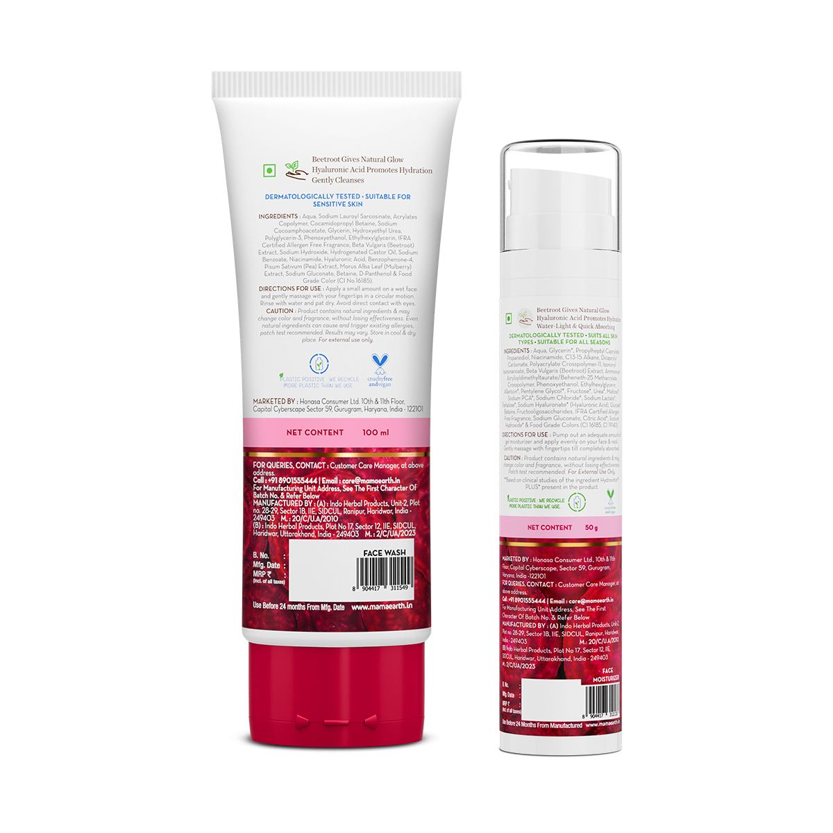Mamaearth Beetroot Natural Pink Glow Combo - Image 2 - Buy from Indicrest