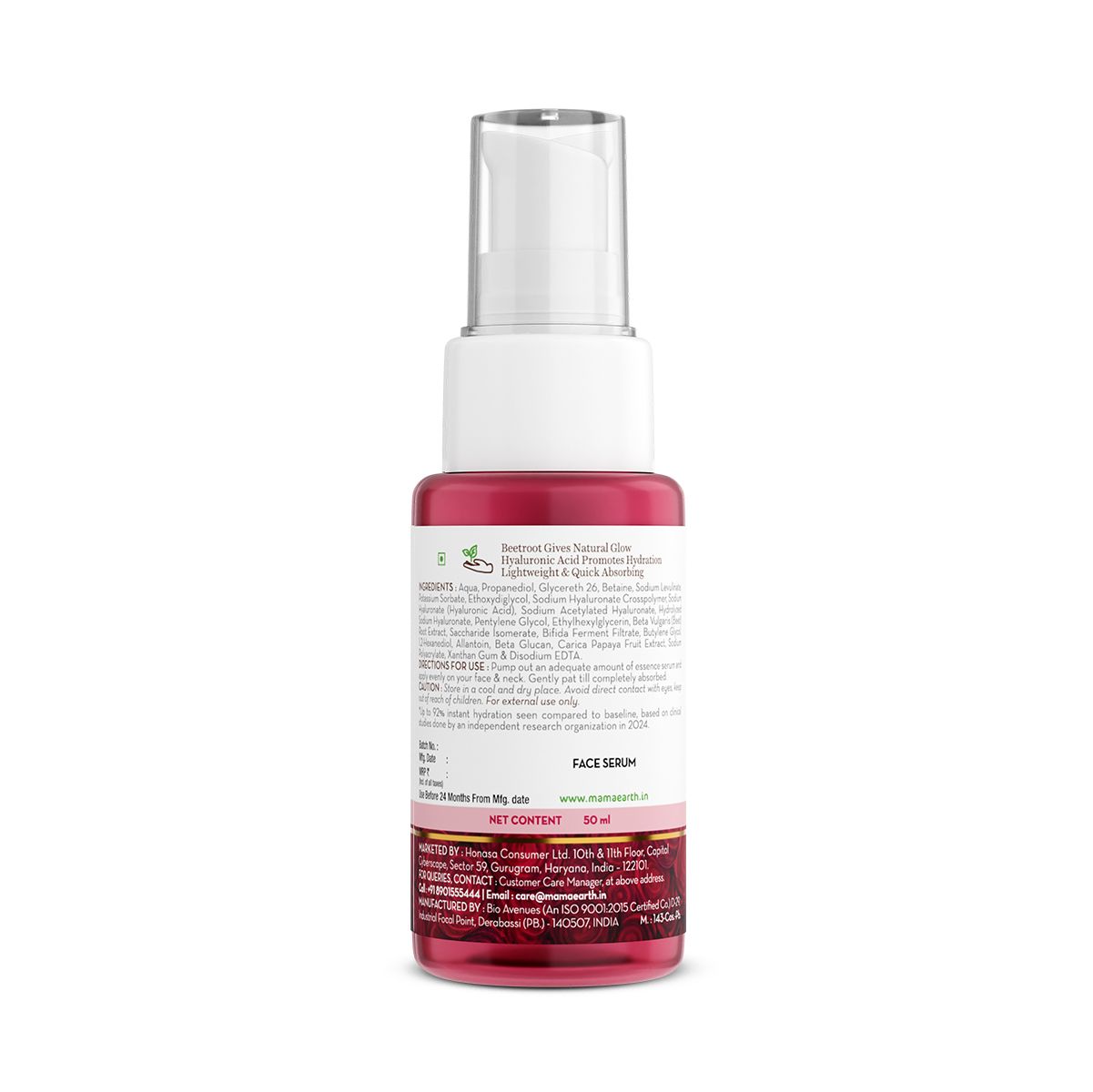 Mamaearth Beetroot Hydraful Essence Serum, 50ml - Image 8 - Buy from Indicrest