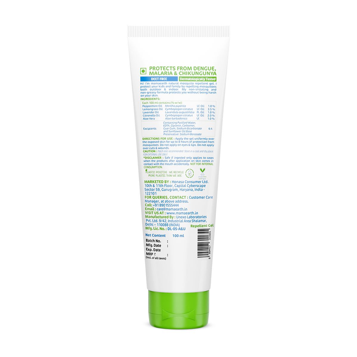 Mamaearth Natural Mosquito Repellent Gel, 100ml - Image 7 - Buy from Indicrest