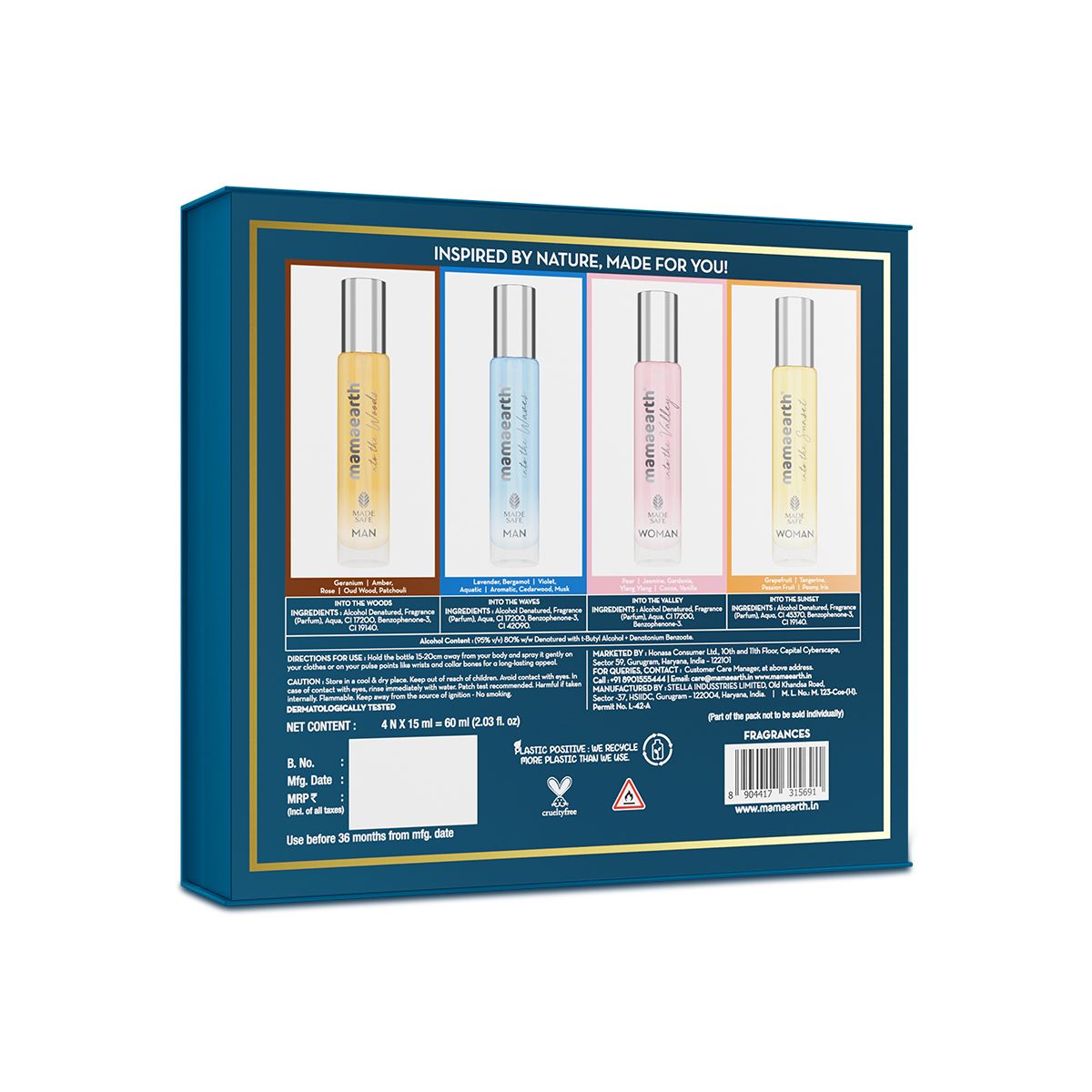 Mamaearth Perfume Gift Set of 4 for Men & Women - Image 8 - Buy from Indicrest