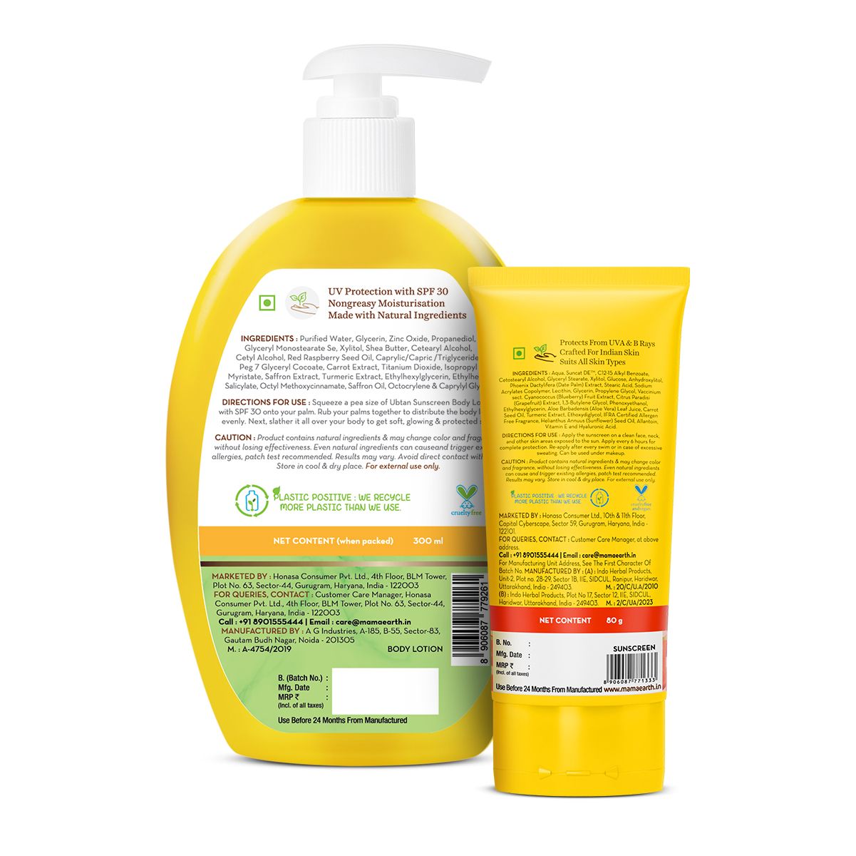 Mamaearth Sun Protect BFFs, 80g + 300ml - Image 2 - Buy from Indicrest