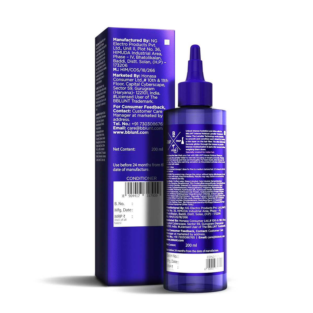Bblunt Intense Moisture Lamellar Treatment Water - Image 9 - Buy from Indicrest