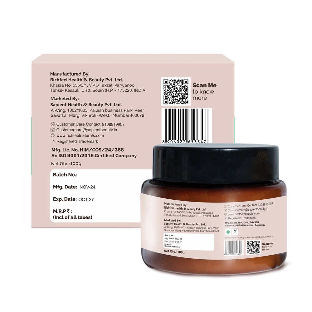Richfeell Brahmi Intensive Repair Hair Pack 100 g Pack of 2 - Image 9 - Buy from Indicrest