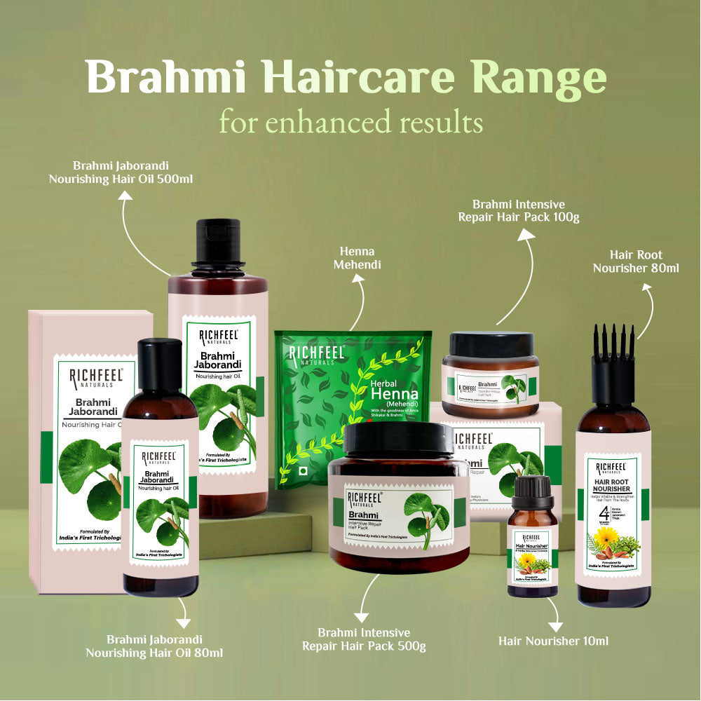 Richfeell Brahmi Intensive Repair Hair Pack 100 g Pack of 2 - Image 7 - Buy from Indicrest